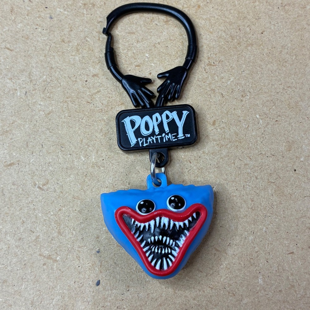 Huggy Wuggy Poppy Playtime Face Head Collector Clips Keychain 2022 Phat Mojo
